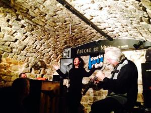 avec Sébastien Paindestre et David Schroeder, club de jazz Autour de midi à minuit, 2014